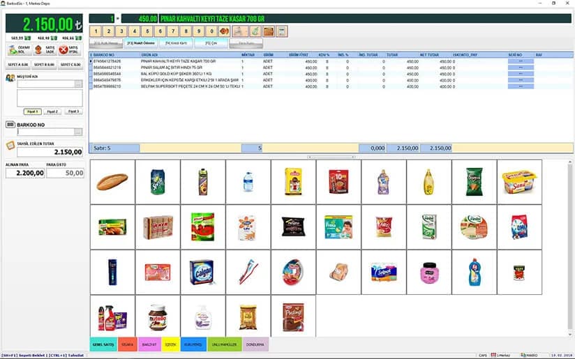 BarkodSis Satış Programı Ekranı